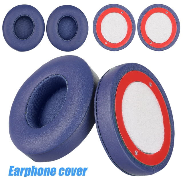 WDOplteas Almohadillas Repuesto para Con Cuero Proteico para Beats 2 3 (azul)