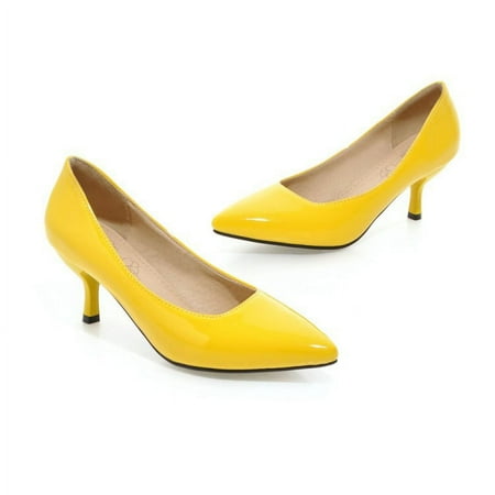 

Women s Pointed Toe Suede and Patent Stiletto High Heel Dress Pumps Shoes Stiletto High Heel