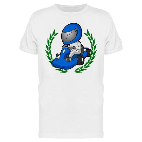 Karting Design T-Shirt Men -Image by Shutterstock, Male Small