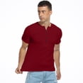 thumbnail image 5 of HAOMEILI Men's Henley Shirts Short/Long Sleeve Button T-Shirt Lightweight Fashion Casual Pullover Shirt, 5 of 6