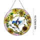 thumbnail image 3 of Xihbxyly Colgante de Colibrí Colorido, Colgante de Acrílico Vibrante para Ventana, Diseño Decorativo Único, Pájaros y Flores Multicolores, Decoración para El Jardín, Estilo Primavera-Verano, 16 X 16, 3 of 4