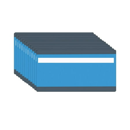 Ashley Productions Cut-Out Window Blue Trakker Reading Guide, 3-3/4" x 7-1/4", Pack of 12