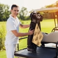 thumbnail image 6 of Picia German Shepherd Dog Microfiber Golf Towel (24" X 16") with Carabiner Clip, Waffle Pattern Hook - Golf Accessories and Gifts, Father's Day, Christmas, Birthday Gift, 6 of 8