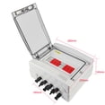 thumbnail image 2 of Caja de conexión solar fotovoltaica DC 1-2 cuerdas protección contra sobretensiones PV 0% IVA; Caja de conexión solar de 1/2 cuerdas fotovoltaica Protección contra sobretensiones CC PV 1% IVA, 2 of 5