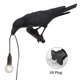 thumbnail image 1 of Aplique de pared para el hogar, resina, pájaro, lámpara de pared, sala de estar, lámpara de enchufe E14, derecho de pájaro, negro, enchufe de EE. UU., Luz de pared Scienceny HA003392-10B, 1 of 7