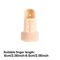thumbnail image 2 of Bookk Finger Splint Finger Support Brace Stabilizer Straightener Fingertip Protectors Immobilization For Thumb Pinky Middle Index Ring (60-65mm), 2 of 6
