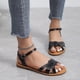 thumbnail image 1 of Zapatillas de verano para mujer, zapatos informales para mujer, sandalias ligeras de fondo plano Wmkox8yii nm9290, 1 of 8