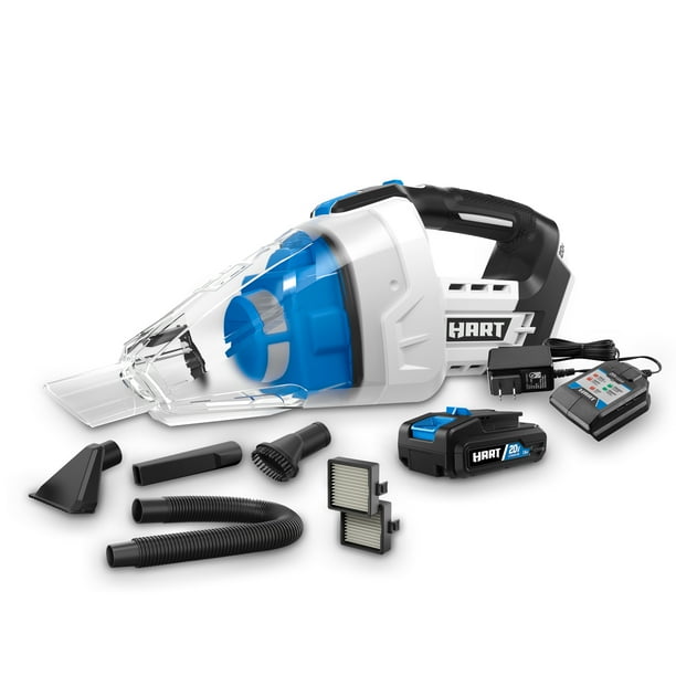 HART 20Volt Cordless Automotive Hand Vac Kit (1) 20Volt 1.5Ah Lithium