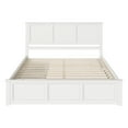 thumbnail image 3 of AFI Madison King Wood Platform Bed with Matching Footboard and Storage Drawers, White, 3 of 6