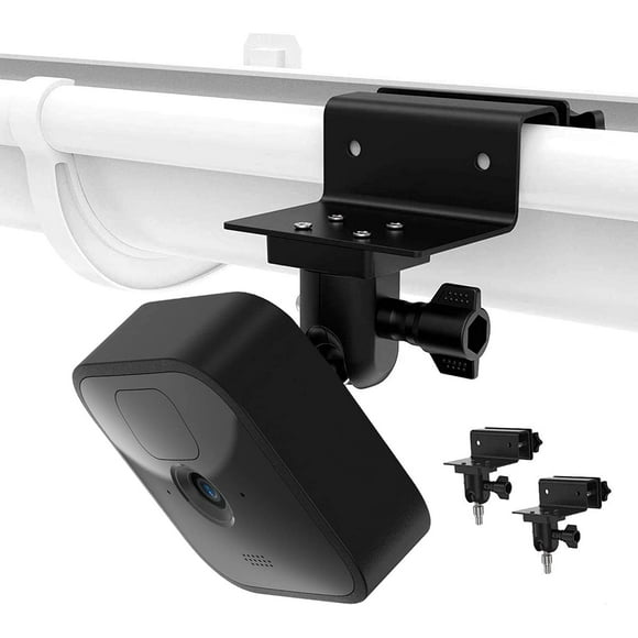 ERDS-Gutter Mount for Blink XT2 Outdoor Camera-Weatherproof-Give a Perfect Angle for Your Blink Home Security (2 Pack, Black)