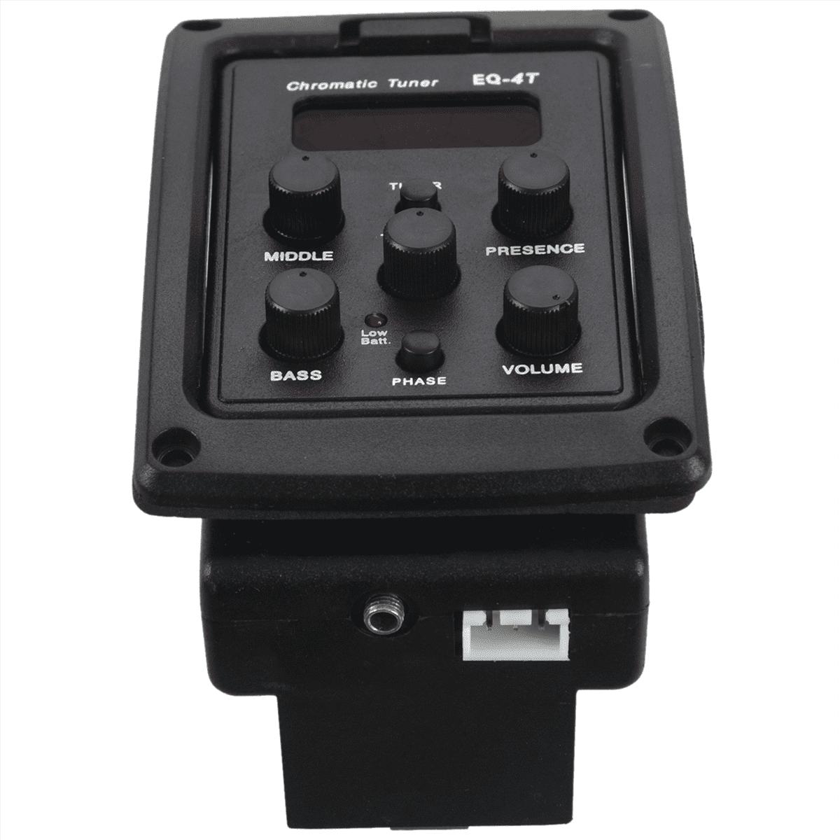 5X EQ-4T 4 Band Pickup EQ Preamp with Tuner for Acoustic Guitar with LCD Tuner and Volume Control