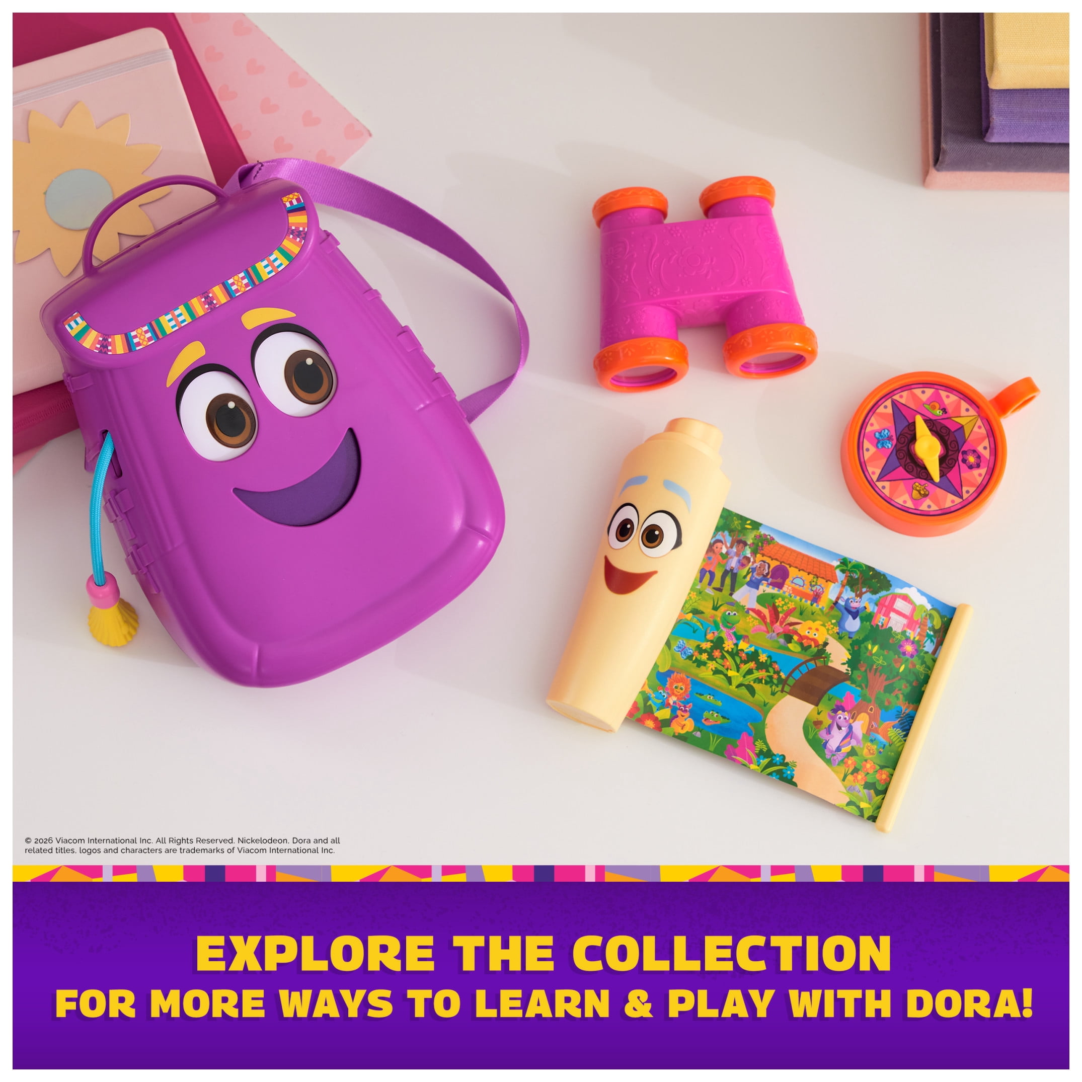 Dora the Explorer, Official Bedtime Dora Glow-in-the-Dark Plush Doll for Ages 3 and up