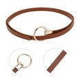 thumbnail image 4 of Unique Bargains 1 Pc Festival Wrap Belt Elegant Minimalist Circle Ring Adjustable Waist Cord for Women Light Brown, 4 of 5