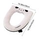 thumbnail image 3 of CaiYueKe Plush Toilet Seat Cover Winter Insulated Cushion Waterproof Soft Bathroom Mat Zipper Style Pet Puppy Design Warm Cozy Universal Fit Washable, 3 of 7