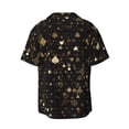 thumbnail image 4 of Goofa Casino Printed Men's Casual Short-sleeved Shirt,Lightweight Breathable Button-down,Summer Casual men's top,Versatile Fashion shirt-Large, 4 of 7