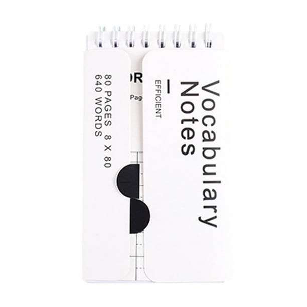 Pisexur Batería de cocina Mini cuaderno de bolsillo para estudiantes, cuaderno portátil con hebilla de anilla y espiral, cuaderno pequeño para la cocina del hogar