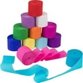 thumbnail image 6 of Farfi 3 Roll Crepe Paper Cuttable Crepe Paper Streamers Backdrop Decor for Wedding (Type K), 6 of 13