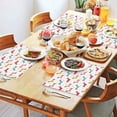 thumbnail image 2 of Colorful Funny Dachshund Summer Placemats Table Placemats Set Of 4-Linen Kitchen Washable Placemats Table Mats 11.8"x17.7"Non-Slip Heat Resistant, 2 of 6