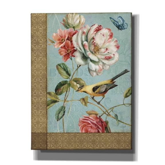 Epic Graffiti 'Spring Romance I' by Lisa Audit, Canvas Wall Art, 20"x24"
