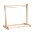 thumbnail image 4 of HILABEE Wood Doll Garment Rack Storage Shelf Lovers Accessories Display DIY Projects Portable for Kids Doll Clothing Rack Organizer L, 4 of 9