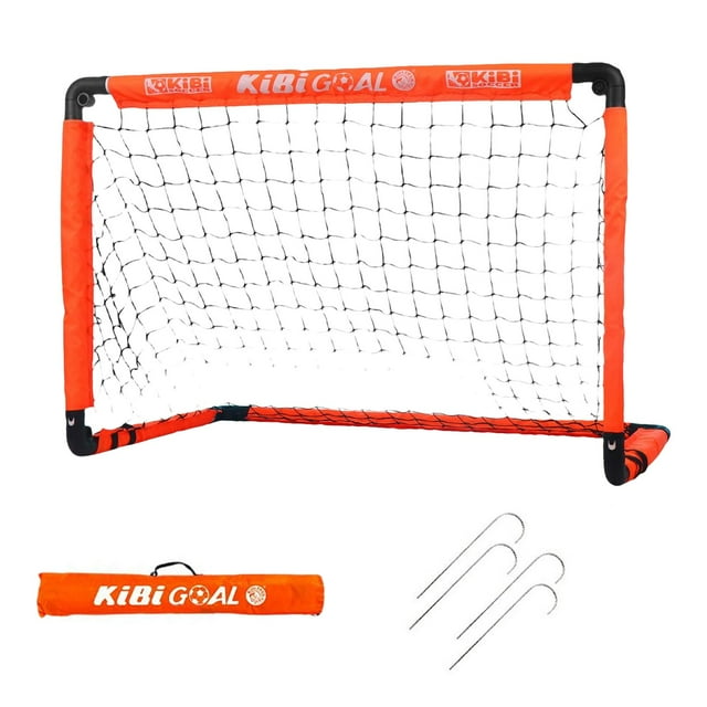 QualitChoice Kids Soccer Goals Portable Soccer Nets Set Outdoor Easy Assembly Training