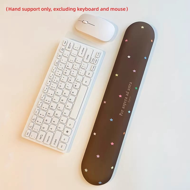 Wrist Rest Mouse Pad for Women, High-Aesthetic Korean Style Keyboard Wrist Support, Ergonomic Comfort Pad for Office Desk