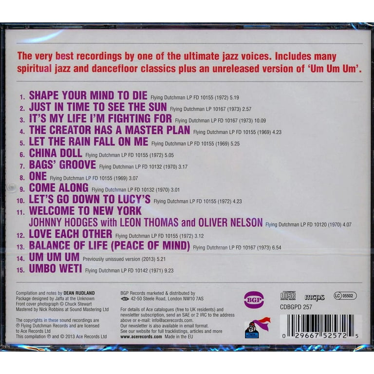Leon Thomas – The Creator 1969-1973, UK 2013 BGP Records – CDBGPD 257 Leon Thomas – The Creator 1969-1973, UK 2013 BGP Records – CDBGPD 257