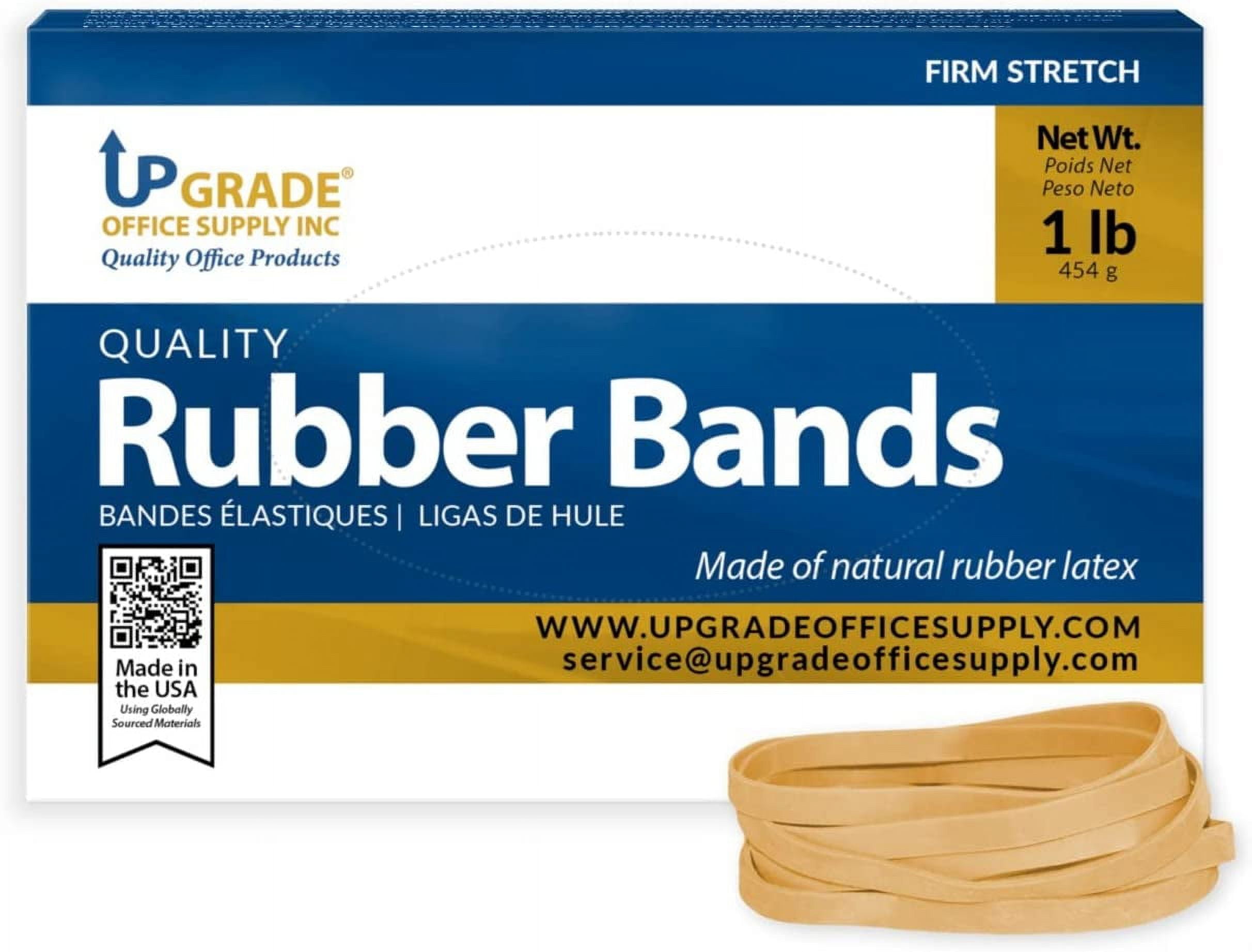  Large Rubber Bands RED Size #64 (3-1/2 x 1/4 inches) 8000pcs  (1 pound per box) - Rubber bands For Office, Commercial, Store, Home,  Kitchen, Industrial, Money, Electrical Use by EcoQuality : Office Products