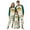 Green, variant on Family Pajamas Matching Sets Trendy Casual Print Christmas Pajamas Loungewear Round Neck Long Sleeve Tops and Pants Matching Christmas Pajamas for Family