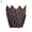 Dark Brown Letter, variant on SPRING PARK 100Pcs Baking Paper Cups Cupcake Liners Brown White Tulip Style Baking Wrappers Muffin Cups Greaseproof Parchment Paper Square Non-Stick for Cake Party Birthday