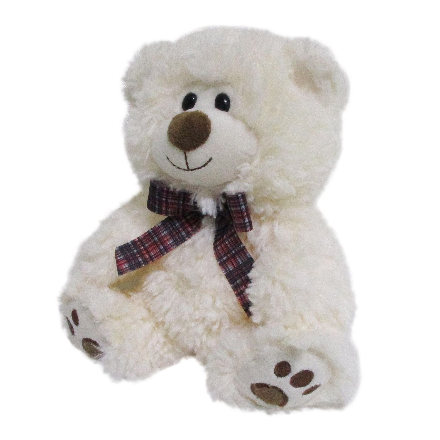 KID CONNECTION PLUSH TEDDY BEAR CREAM, 7INCH
