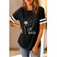 thumbnail image 3 of ABPHQTO Camiseta con gráfico Just Breathe de diente de león negro para mujer, 3 of 5