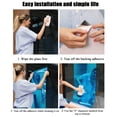 thumbnail image 4 of Peel and Stick Adhesive Mirror Sheet 30X100 Inch Wall Mounted Mirror for Living Room Bedroom Entryway Home Gym Mirror Wall Decor, 4 of 7