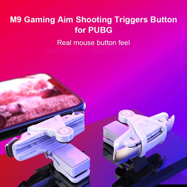 2pcs M9 Gaming Aim Shooting Triggers Game Controller Gamepad para PUBG Mobile Universal Accesorios Electrónicos