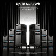 Anker SOLIX F3800 Plus Whole-Home Backup Power Station(3.8kWh-58.8kWh)-Dark Grey