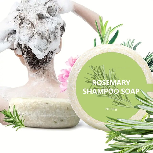 Fiudx Champú Sólido, Jabón Hidratante Limpiador Suave, Champú Nutritivo para El Cuidado Del Cabello, Champú Sólido Calmante para El Cuero Cabelludo, Opción Ecológica para Viajes, Ideal para Todo Tipo
