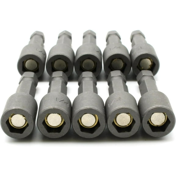 DASAW-10 pc Impact Ready Nut Driver 1/4 Inch Magnetic Nutsetter Set 1/4 Inch Shank