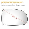 thumbnail image 3 of Reemplazo de vidrio de espejo retrovisor del lado derecho para OPEL Corsa C para VAUXHALL, 3 of 6