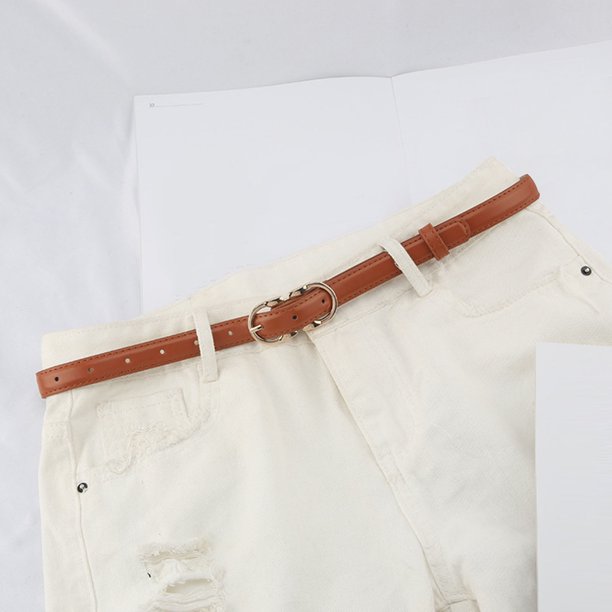 Cinturón de poliéster elegante para mujer, de cuero, con lentejuelas y diamantes de imitación, ajustable, ajustado, de cintura corta