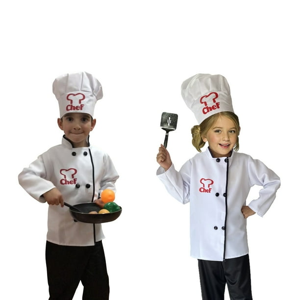 Traje De Chef Con Gorro Disfraces De Cocinero Para Ninas Y Ninos Disfraz De Cheff Disfraz Infantil Oficios Y Trabajos T6 Disfraces TuDi Cocinero Master Ninos y Ninas 6