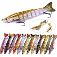 thumbnail image 4 of Cebo de múltiples secciones Luya, pez de 12,8 cm y 18 g, cebo duro de simulación, microobjeto, cebo falso para cazón Luya, pesca en el mar, 4 of 6