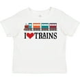 thumbnail image 3 of Inktastic I Love Trains Boys or Girls Toddler T-Shirt, 3 of 5