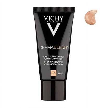 Poonam Dermablend Fluid Corrective Foundation 30ml Color: 35 Sand