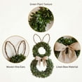 thumbnail image 5 of KUNPENG 18-Inch Easter Wreath with Rustic Rabbit Sign, Easter Decorations for Home, Spring Wreaths for Front Door, Artificial Floral Garland for Wall, Mantel & Indoor Decor, 5 of 9