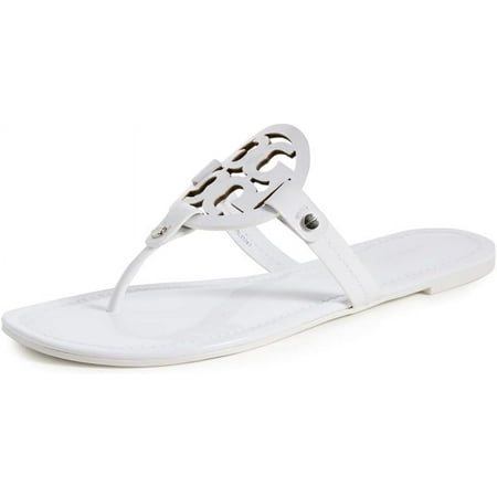 Tory Burch Womens Miller Thong Sandals - Optic White - 7