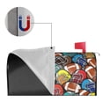 thumbnail image 5 of Qekee American Football Print Mailbox Cover with Magnetic Strips, Waterproof, Sunscreen for Garden Yard Decor-21x18 in, 5 of 9