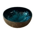 thumbnail image 2 of Dusknt Under $5 Coconut Shell Bowl Blue, Coconut Bowls Decorative Bowl for Keys for Entryway Table Candy Bowl Decorative Bowls for Home Decor Coconut Storage Bowl for Candy Keys, Clearance!, 2 of 3