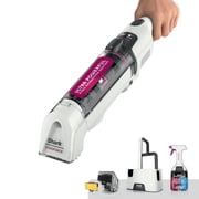 Shark StainForce Cordless Spot, Stain, Odor Portable Cleaning System, for Carpets, Area Rugs, Upholstery, Stairs, with Storage Caddy, Accessories,Size Cleaning Solution, HX100 White