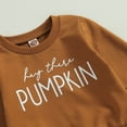 thumbnail image 3 of Baby Boy Girl Halloween Outfits Long Sleeve Shirts Pumpkin Sweatshirt Pullover Tops Pants Set Toddler Infant Fall Winter Clothes, 3 of 8