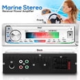 thumbnail image 2 of Receptor estéreo marino Pyle PLMRB39W AM/FM/MP3/USB/AUX, 2 of 8